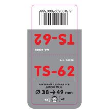 ΑΚΡΟ ΕΞΑΤΜΙΣΗΣ TS-62 Φ 38-49mm - ΣΤΡΟΓΓΥΛΟ ΛΟΞΟ Auto Moto Tyres 