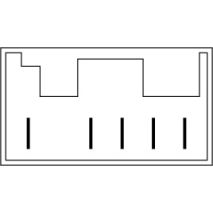 Διακόπτης Παραθύρου FIAT PALIO 98-01 / SIENA 98-01 Μονός 5PIN Auto Moto Tyres 