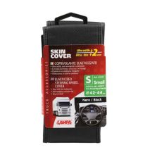 ΚΑΛΥΜΜΑ ΤΙΜΟΝΙΟΥ ΦΟΡΤΗΓΟΥ 42/44cm (S) SKIN-COVER ΜΑΥΡΟ ΕΛΑΣΤΙΚΟ 2mm ΠΑΧΟΣ Auto Moto Tyres 