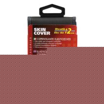 ΚΑΛΥΜΜΑ ΤΙΜΟΝΙΟΥ ΦΟΡΤΗΓΟΥ 49/51cm (XL) SKIN-COVER ΜΑΥΡΟ ΜΕ ΜΠΛΕ ΡΑΦΗ ΕΛΑΣΤΙΚΟ 2mm ΠΑΧΟΣ Auto Moto Tyres 