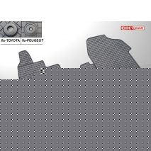 ΜΑΡΚΕ ΠΑΤΑΚΙΑ ΣΕ ΣΚΑΦΗ ΛΑΣΤΙΧΟ ΓΙΑ CITROEN JUMPY 2016+ / PEUGEOT EXPERT 2016+ / TOYOTA PROACE 2016+ (3Η ΣΕΙΡΑ ΚΑΘΙΣΜΑΤΩΝ) ΣΕ ΜΑΥΡΟ ΧΡΩΜΑ ΧΩΡΙΣ ΚΟΥΜΠΩΜΑΤΑ CIK - 2 ΤΕΜ. Auto Moto Tyres 