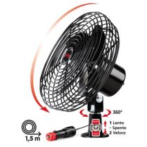 ΑΝΕΜΙΣΤΗΡΑΣ 24V ΜΕΤΑΛΛΙΚΟΣ ΜΑΥΡΟΣ 8 ΙΝΤΣΩΝ Auto Moto Tyres 