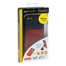 APPLE iPHONE 7 ΚΑΙ 8 ΘΗΚΗ ΚΙΝΗΤΟΥ DUO POCKET ΜΠΛΕ-ΜΠΟΡΝΤΩ ΜΑΓΝΗΤΙΚΗ SILVER LINE Auto Moto Tyres 