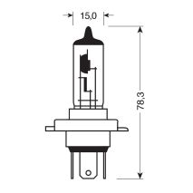 H19 12V 60/55W PU43t-3 1700/1200 lm STANDARD LINE ΑΛΟΓΟΝΟΥ (ΚΟΥΤΙ) - 1 ΤΕΜ. Auto Moto Tyres 