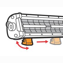 ΠΡΟΒΟΛΕΑΣ PLUTON 10-30V 72LED+NEON 120W 10.800lm 2 ΧΡΗΣΕΩΝ (ΚΑΡΦΙ ΚΑΙ ΘΕΣΕΩΣ NEON) 559x81x83,6mm 1ΤΕΜ. Auto Moto Tyres 