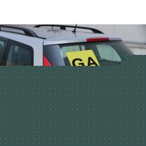 ΓΡΑΜΜΑΤΑ GA ΣΕ ΚΙΤΡΙΝΟ ΠΛΑΙΣΙΟ ΓΙΑ ΠΙΣΩ Auto Moto Tyres 