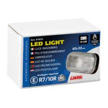 ΦΩΣ ΟΓΚΟΥ 10-30V ΜΕ 4 LED ΛΕΥΚΟ 60x32x25mm  1ΤΕΜ. Auto Moto Tyres 