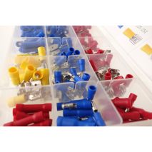 ΦΙΣΑΚΙΑ ΑΚΡΟΔΕΚΤΕΣ ΚΑΛΩΔΙΩΝ AMIO - ΣΕ ΚΑΣΕΤΙΝΑ 250 ΤΕΜ. Auto Moto Tyres 