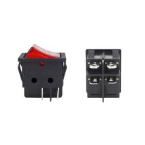 ΔΙΑΚΟΠΤΗΣ ΤΕΤΡΑΓΩΝΟΣ ΜΕ ΚΟΚΚΙΝΟ LED ΑΜΙΟ Auto Moto Tyres 