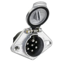 ΠΡΙΖΑ ΚΟΤΣΑΔΟΡΟΥ ΜΕΤΑΛΛΙΚΗ ΑΣΗΜΙ 24N 24V 7PIN ISO 1185 Auto Moto Tyres 