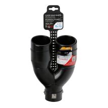 ΑΚΡΟ (ΜΠΟΥΚΑ) ΕΞΑΤΜΙΣΗΣ ΔΙΠΛΗ ΟΒΑΛ ΜΑΥΡΗ TS-73 37>60mm (ΜΗΚΟΣ: 228mm / ΦΑΡΔΟΣ: 163mm) LAMPA - 1 TEM. Auto Moto Tyres 