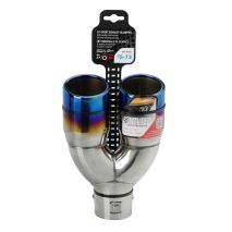 ΑΚΡΟ (ΜΠΟΥΚΑ) ΕΞΑΤΜΙΣΗΣ ΔΙΠΛΗ ΤΙΤΑΝΙΟΥ ΣΤΡΟΓΓΥΛΗ TS-73 37>60mm (ΜΗΚΟΣ: 228mm / ΦΑΡΔΟΣ: 163mm) LAMPA - 1 TEM. Auto Moto Tyres 