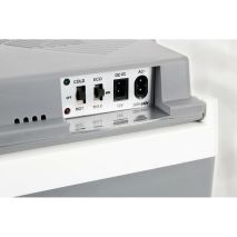 ΨΥΓΕΙΟ ΑΥΤΟΚΙΝΗΤΟΥ 12V/220V  25LT ΘΕΡΜΟΗΛΕΚΤΡΙΚΟ (ΖΕΣΤΟ /ΚΡΥΟ) 40x37,5cm ΓΚΡΙ/ΛΕΥΚΟ  FT-25 LAMPA - 1 TEM. Auto Moto Tyres 