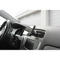 Μαγνητική Βάση Στήριξης Κινητού Mag Pro Airvent της σειράς Optiline για Ίσιους Αεραγωγούς Αυτοκινήτου με 34 μαγνήτες και 2 αυτοκόλλητα, μεταλλικά δακτυλίδια Auto Moto Tyres 