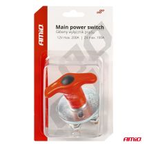 ΚΕΝΤΡΙΚΟΣ ΔΙΑΚΟΠΤΗΣ ΜΠΑΤΑΡΙΑΣ ΓΕΝΙΚΟΥ ΡΕΥΑΜΤΟΣ 12/24V 200A (KILLER SWITCH) ΑΜΙΟ - 1 ΤΕΜ. Auto Moto Tyres 