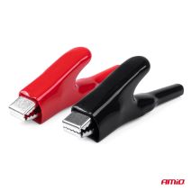 ΑΚΡΟΔΕΚΤΕΣ (ΚΡΟΚΟΔΕΙΛΑΚΙΑ) ΜΠΑΤΑΡΙΑΣ 25A 75mm ΜΕ ΜΟΝΩΣΗ ΧΩΡΙΣ ΚΑΛΩΔΙΟ AMIO - 2 ΤΕΜ. Auto Moto Tyres 