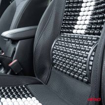 ΠΛΑΤΟΚΑΘΙΣΜΑ ΜΕ ΞΥΛΙΝΕΣ ΜΠΙΛΙΕΣ ΠΡΟΣΚΕΦΑΛΟ & ΥΠΟΣΤΗΡΙΞΗ ΣΤΗΝ ΜΕΣΗ ΜΑΥΡΟ/ΛΕΥΚΟ AMIO - 1 ΤΕΜ. Auto Moto Tyres 