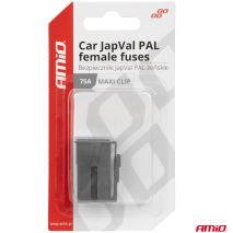ΑΣΦΑΛΕΙΕΣ JapVal PAL ΘΗΛΥΚΕΣ 75A ΣΕ ΓΚΡΙ ΧΡΩΜΑ AMIO - 2 Τεμ. Auto Moto Tyres 