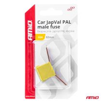 ΑΣΦΑΛΕΙΑ JapVal PAL ΑΡΣΕΝΙΚΗ 62mm 60A ΣΕ ΚΙΤΡΙΝΟ ΧΡΩΜΑ AMIO - 1 Τεμ. Auto Moto Tyres 
