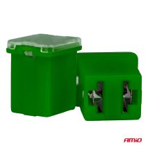 ΑΣΦΑΛΕΙΕΣ JapVal PAL ΜICRO 14mm ΘΗΛΥΚΕΣ 40A ΣΕ ΠΡΑΣΙΝΟ ΧΡΩΜΑ AMIO - 2 Τεμ. Auto Moto Tyres 