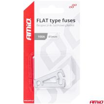 ΑΣΦΑΛΕΙΕΣ FLAT 41mm 100A AMIO - 2 Τεμ. Auto Moto Tyres 