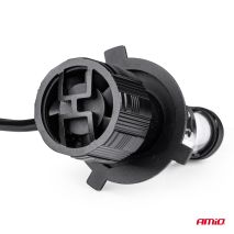 ΛΑΜΠΕΣ H4 PL-LENS SERIES 9>36V 60W 5.000K 3.800lm LED 2x4575 SMD CAN-BUS ΜΕ ΠΡΟΤΖΕΚΤΟΡΑ AMIO - 2 Τεμ. Auto Moto Tyres 