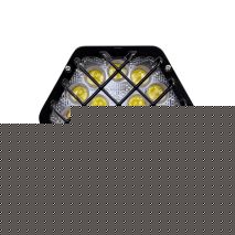 ΠΡΟΒΟΛΕΑΣ ΕΡΓΑΣΙΑΣ 12-30V 48W 16X3WSMD LED max1600lm ΕΞΑΓΩΝΟΣ 138x124x65mm SPOT ECONO M-TECH - 1 Τεμ. Auto Moto Tyres 