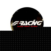 SIMONI RACING ΑΥΤΟΚΟΛΛΗΤΑ ΖΑΝΤΩΝ 6,7 cm ΛΕΥΚΟ/ΚΟΚΚΙΝΟ/ΜΑΥΡΟ ΣΜΑΛΤΟΥ - 4 ΤΕΜ. Auto Moto Tyres 