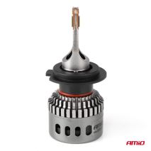 ΛΑΜΠΕΣ H7 9>16V 6.000K 5.400lm 60W K3 SERIES LED CAN-BUS(ΜΕ ΨΥΚΤΡΑ) AMIO - 2 Τεμ. Auto Moto Tyres 