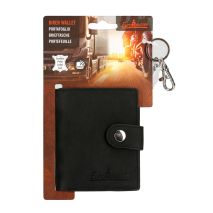 ΠΟΡΤΟΦΟΛΙ ΔΕΡΜΑΤΙΝΟ ΓΙΑ ΚΑΡΤΕΣ & ΧΡΗΜΑΤΑ BIKER WALLET ME 45cm ΑΛΥΣΙΔΑ RFID ΠΡΟΣΤΑΣΙΑ ΣΕ ΜΑΥΡΟ ΧΡΩΜΑ LAMPA - 1 Τεμ. Auto Moto Tyres 