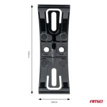 ΒΑΣΕΙΣ ΣΤΗΡΙΞΗΣ ΠΙΝΑΚΙΔΑΣ ΣΕ ΜΑΥΡΟ ΧΡΩΜΑ AMIO - 2 Τεμ. Auto Moto Tyres 