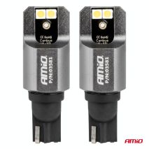 ΛΑΜΠΕΣ T15 W16W 12/24V 6.000K 4xSMD LED FULL CAN-BUS ΛΕΥΚΟ 3030 PRO SERIES AMIO - 2 ΤΕΜ. Auto Moto Tyres 