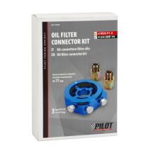 ΑΝΤΑΠΤΟΡΑΣ ΓΙΑ ΠΙΕΣΗ & ΘΕΡΜΟΚΡΑΣΙΑ ΛΑΔΙΟΥ OIL FILTER CONNECTOR KIT 2in1 M20-P1.5mm/3/4 UNF-16 LAMPA - 1 τεμ. Auto Moto Tyres 
