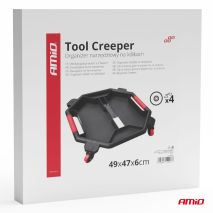 ΛΕΚΑΝΗ/ΕΡΓΑΛΕΙΟΘΗΚΗ ΑΠΟΘΗΚΕΥΣΗΣ ΕΡΓΑΛΕΙΩΝ/ΕΞΑΡΤΗΜΑΤΩΝ ΜΕ ΡΟΔΑΚΙΑ 49x47x6cm AMIO - 1 τεμ. Auto Moto Tyres 