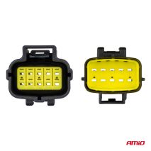 ΦΙΣΑ ΣΥΝΔΕΣΗΣ ΜΕ ΥΠΟΔΟΧΗ 10 PIN Φ2,2mm ΑΔΙΑΒΡΟΧΗ AMIO - 1 τεμ. Auto Moto Tyres 