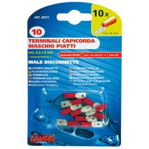 ΦΙΣΑΚΙΑ 6.3 x 0.8mm (10τμχ.) Auto Moto Tyres 