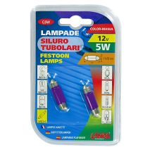 ΛΑΜΠΑΚΙΑ ΜΩΒ ΣΩΛΗΝΩΤΑ 12V/C5W 35mm Auto Moto Tyres 