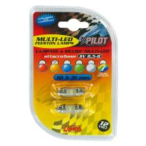 ΛΑΜΠΑΚΙΑ ΠΛΑΦΟΝΙΕΡΑΣ ΜΕ 3 ΠΟΡΤΟΚΑΛΙ LED Auto Moto Tyres 