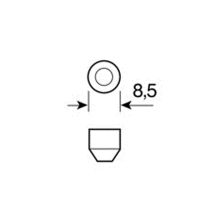 ΛΑΜΠΑΚΙ ΠΛΑΦΟΝΙΕΡΑΣ 8 LED 13x35mm ΛΕΥΚΟ Auto Moto Tyres 