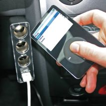 ΑΝΤΑΠΤΟΡΑΣ ΑΝΑΠΤΗΡΑ 3 ΘΕΣΕΩΝ 12/24V- 5A ΜΕ USB 5V ΚΑΙ LED DUAL-POWER ΜΕ ΚΑΛΩΔΙΟ 90 cm (ΠΟΛΥΠΡΙΖΟ) Auto Moto Tyres 