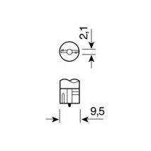 ΛΑΜΠΑΚΙΑ W16W 12V W2.1x9.5d Auto Moto Tyres 