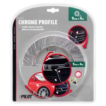 ΑΥΤΟΚΟΛΛΗΤΟ TRIM ΧΡΩΜΙΟ ΕΠΙΠΕΔΟ ΓΙΑ ΠΟΡΤΕΣ, ΓΡΙΛΙΕΣ, ΠΡΟΦΥΛΑΚΤΗΡΕΣ, ΠΛΑΙΝΑ ΠΑΧΟΣ 9MM ΜΗΚΟΣ 4M Auto Moto Tyres 