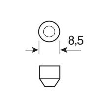 ΛΑΜΠΑΚΙ ΠΛΑΦΟΝΙΕΡΑΣ 24V 9x31mm 15lm HYPER-LED6 ΛΕΥΚΟ 2SMDx3chips (ΔΙΠΛΗΣ ΠΟΛΙΚΟΤΗΤΑΣ) LAMPA - ΣΑΚΟΥΛΑ 20 ΤΕΜ. Auto Moto Tyres 