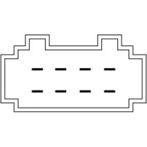 Διακόπτης Παραθύρου για VW GOLF 3 /CADDY 2 /POLO /VENTO /SHARAN 8PIN Auto Moto Tyres 