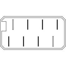 Διακόπτης  Διεθνής Φορτηγού Μονός 6PIN Auto Moto Tyres 