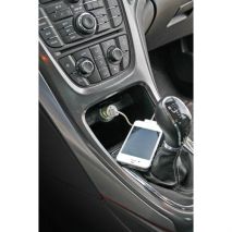 ΠΛΑΦΟΝΙΕΡΑ ΑΝΑΓΝΩΣΗΣ 2 ΣΕ 1 COB LED & ΦΟΡΤΙΣΤΗΣ USB 12/24V - 1000mA (ΜΑΥΡΗ/ΕΥΚΑΜΠΤΗ) Auto Moto Tyres 