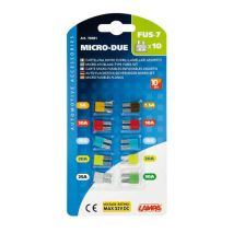 ΑΣΦΑΛΕΙΕΣ ΣΕ ΚΑΡΤΕΛΑ ΣΕΤ 10ΤΕΜ. MICRO-DUE 12/32V Auto Moto Tyres 