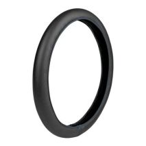 ΚΑΛΥΜΜΑ ΤΙΜΟΝΙΟΥ ΦΟΡΤΗΓΟΥ 46/48cm (L) SKIN-COVER ΜΑΥΡΟ ΜΕ ΜΠΛΕ ΡΑΦΗ ΕΛΑΣΤΙΚΟ 2mm ΠΑΧΟΣ Auto Moto Tyres 