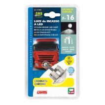 ΦΩΣ ΟΓΚΟΥ 12/24V LED ΛΕΥΚΟ ΣΤΡΟΓΓΥΛΟ 19,5mm 1ΤΕΜ. Auto Moto Tyres 