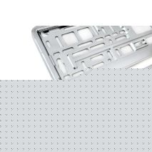 ΠΛΑΣΤΙΚΟ ΠΛΑΙΣΙΟ ΠΙΣΩ ΠΙΝΑΚΙΔΑΣ ΚΥΚΛΟΦΟΡΙΑΣ (ΧΡΩΜΙΟ) - 52 Χ 12,5 cm AMiO - 1 ΤΕΜ. Auto Moto Tyres 